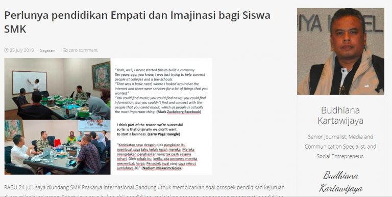 Karakter Pendidikan berbasis Empati dan Imajinasi