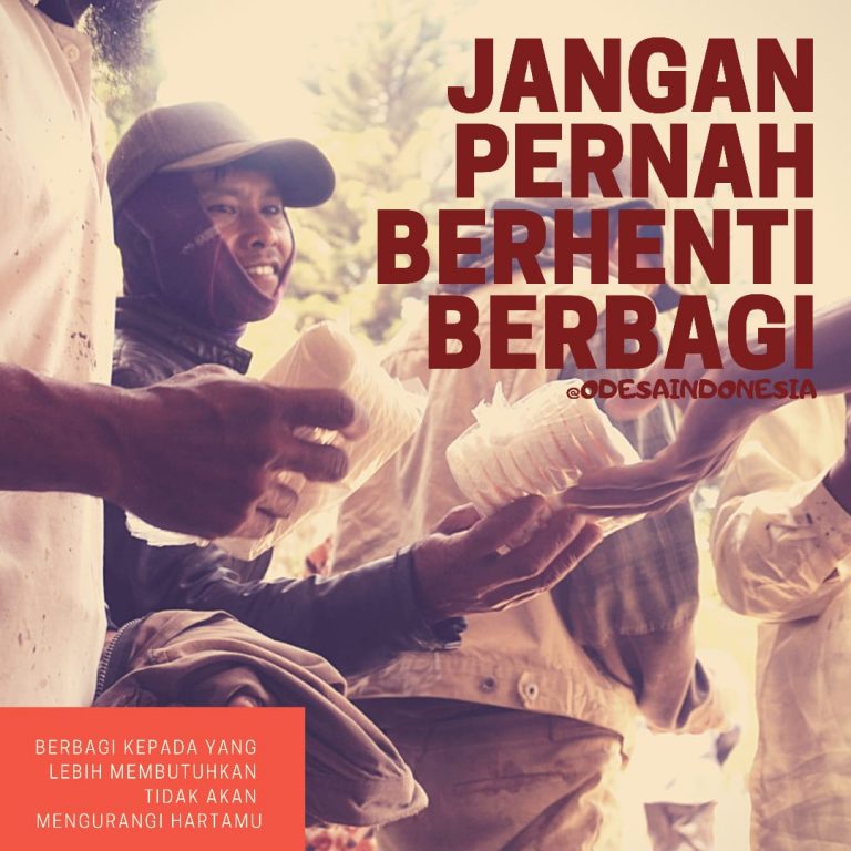Aksi Berbagi Sabun untuk Petani Bandung Utara