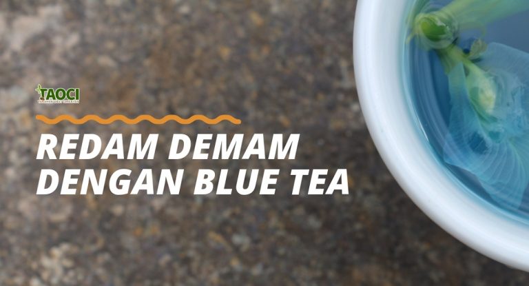 Redam Demam dengan Blue Tea