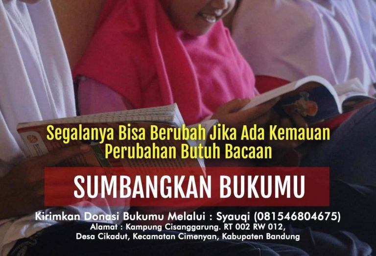 Punya Buku Bacaan? Sumbangkan untuk Literasi Anak Desa