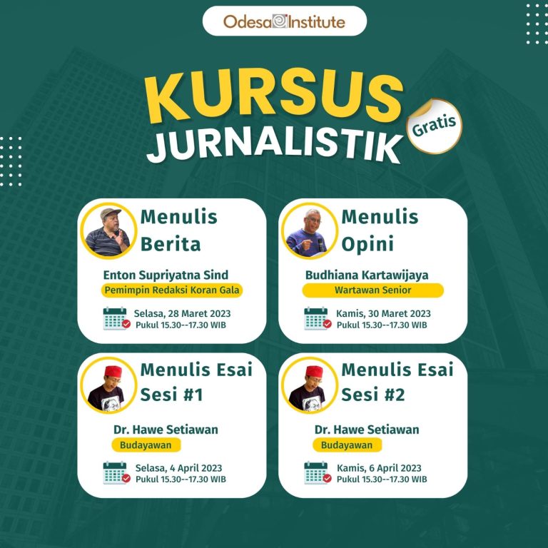 Bulan Puasa 2023, Odesa Gelar Kursus Jurnalistik