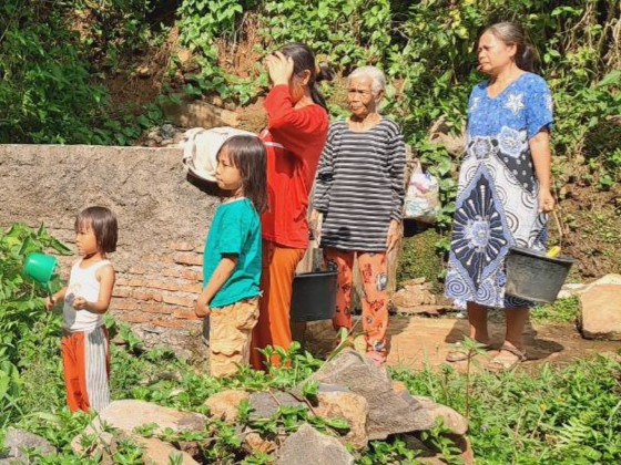 Kesulitan air bersih di cimenyan