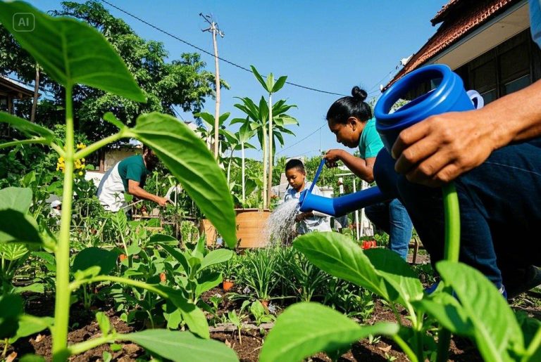 Kebun komunitas di perkotaan